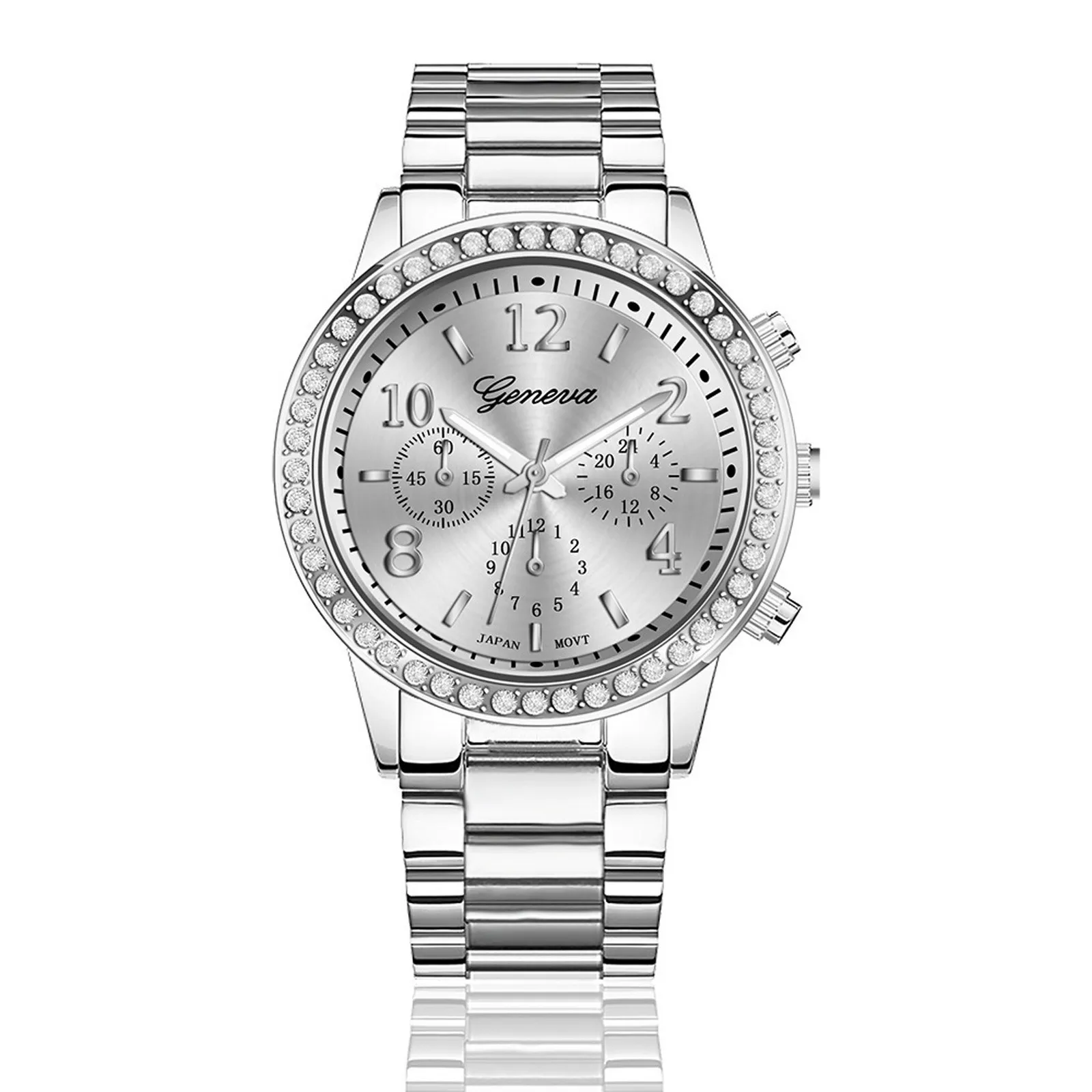 Tasa de descuento Marca cuarzo nuevo reloj de vestido de las mujeres pulsera de cuarzo esfera Retro Enchapado oro plata damas ocio regalo Relojes de Mujer Lnwy3kjyRGz