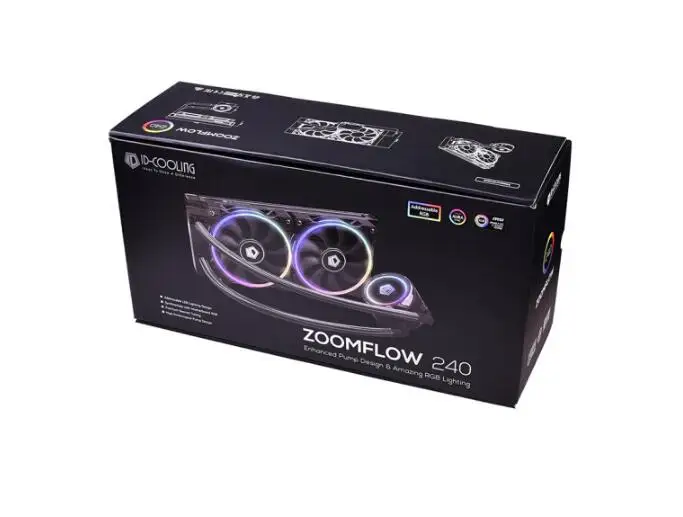 Кулер ZOOMFLOW 240/ZOOMFLOW 240X RGB для процессора Встроенный кулер охлаждения поддерживает