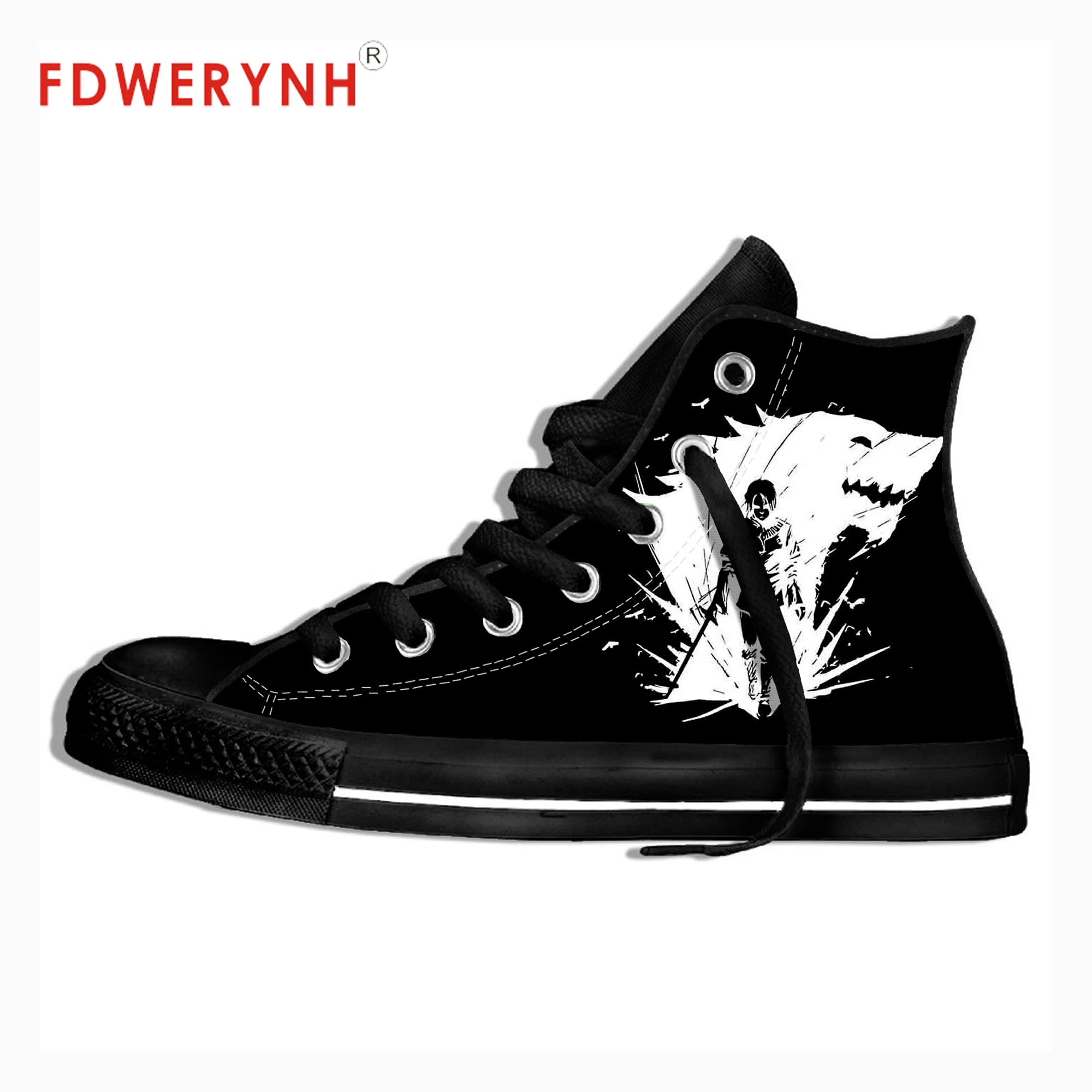 cheap Men #039;s Casual Canvas Shoes Game OF Thrones Arya Stark List 3D Printed Anime Men Shoes Funny Hip Hop Mens Summer Hi Topsd Shoes