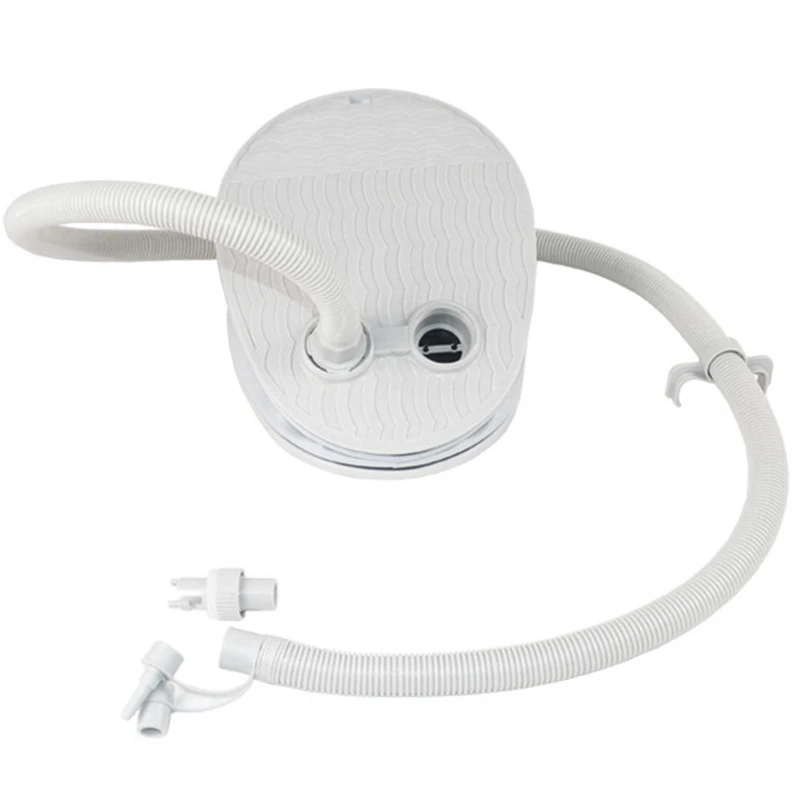 Outdoor Foot Air Pump Inflator Deflate With Hose& Valve Adapter For Inflatable Boat Bed Kayak Raft Toy Floating Accessory Three