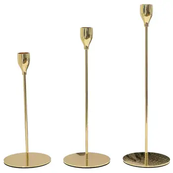 

Mold Wedding Decoration Candle Holder Tall Metal Centerpiece Stands Luxury Candle Classical Retro Silver Nordic Style GG50zt