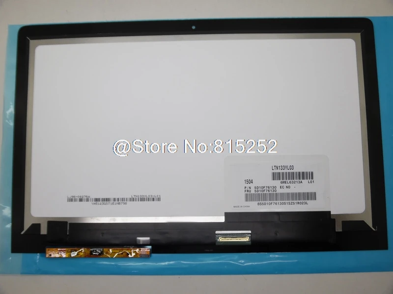 Сенсорный экран для ноутбука+ ЖК-дисплей Дисплей в сборе для lenovo YOGA 3 Pro 1370 13,3 'LTN133YL03-L01 5D10F76130 планшета 3200*1800 40pin