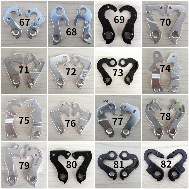 

2PCS Bicycle Parts Mech Dropout Hanger Extend For Scott Giant Merida Orbea Rear Derailleur Hanger Trek Cube Number 67-82