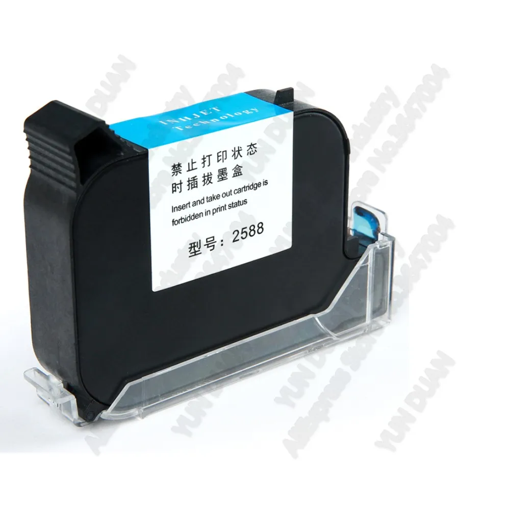 2588 42 мл Черный Красный Синий Зеленый чернильный картридж для принтера Быстросохнущий 12,7 мм Высота Печати Универсальный для ручного струйного принтера