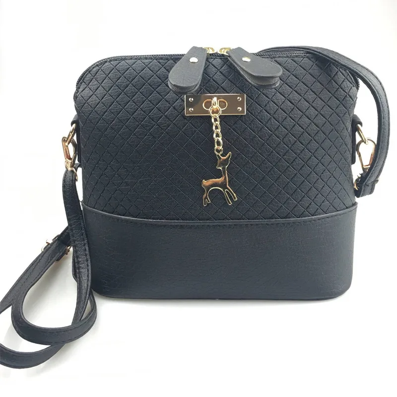  Shoulder Bags for Women 2019 Fashion Mini Bag with Deer Toy Shell Shape Small Messenger Crossbody B - 32800577340