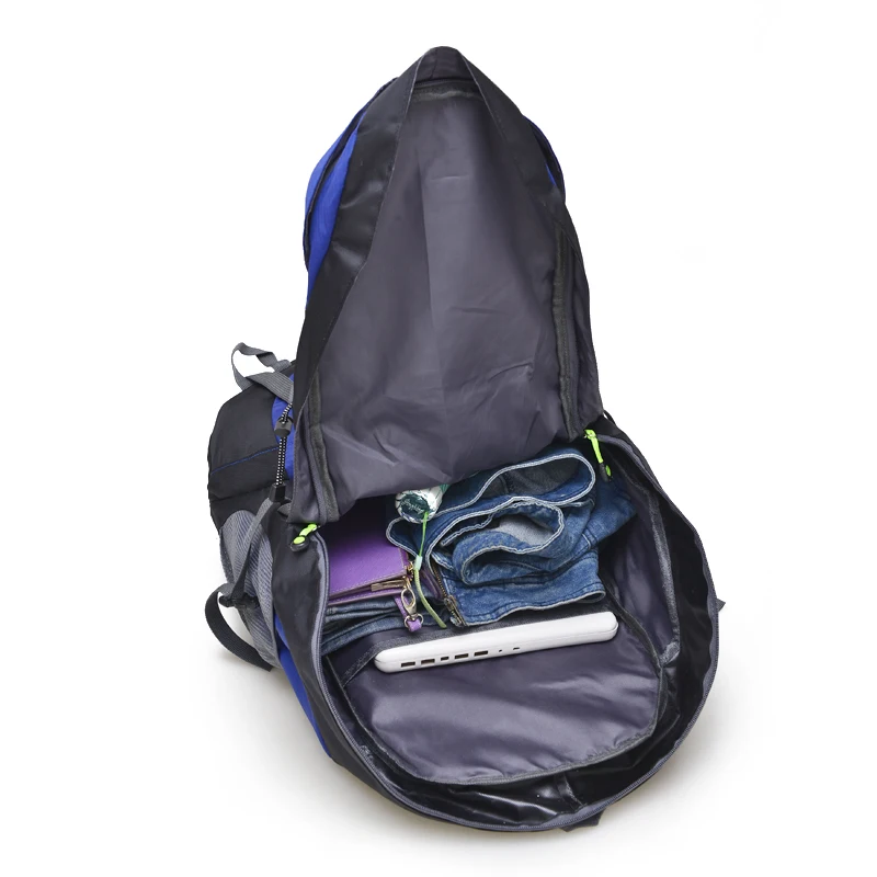 Бесплатный Рыцарь 50л походные рюкзаки, унисекс водонепроницаемый Треккинг Рюкзак, Открытый спорт Альпинизм сумки