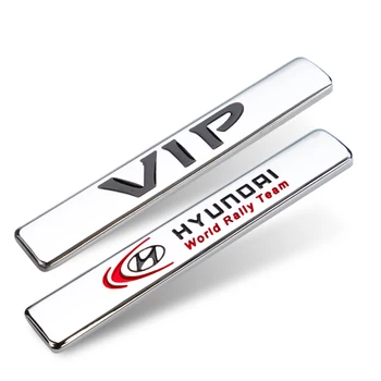 

3D Chrome Sport Stickers VIP Umbrella Auto Fender Emblem For Hyundai Accent Azera Elantra GDI Genesis I10 I20 I30 I40 IX20 IX35