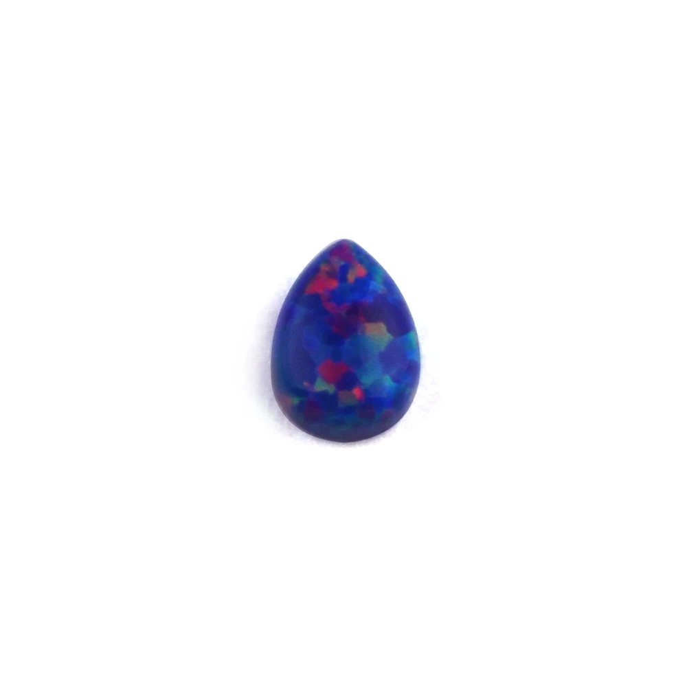 New Factory Price 20pcs/lot Pear Cabochon Flat Bottom Synthetic OP75 Loose Opal Gems | Украшения и аксессуары