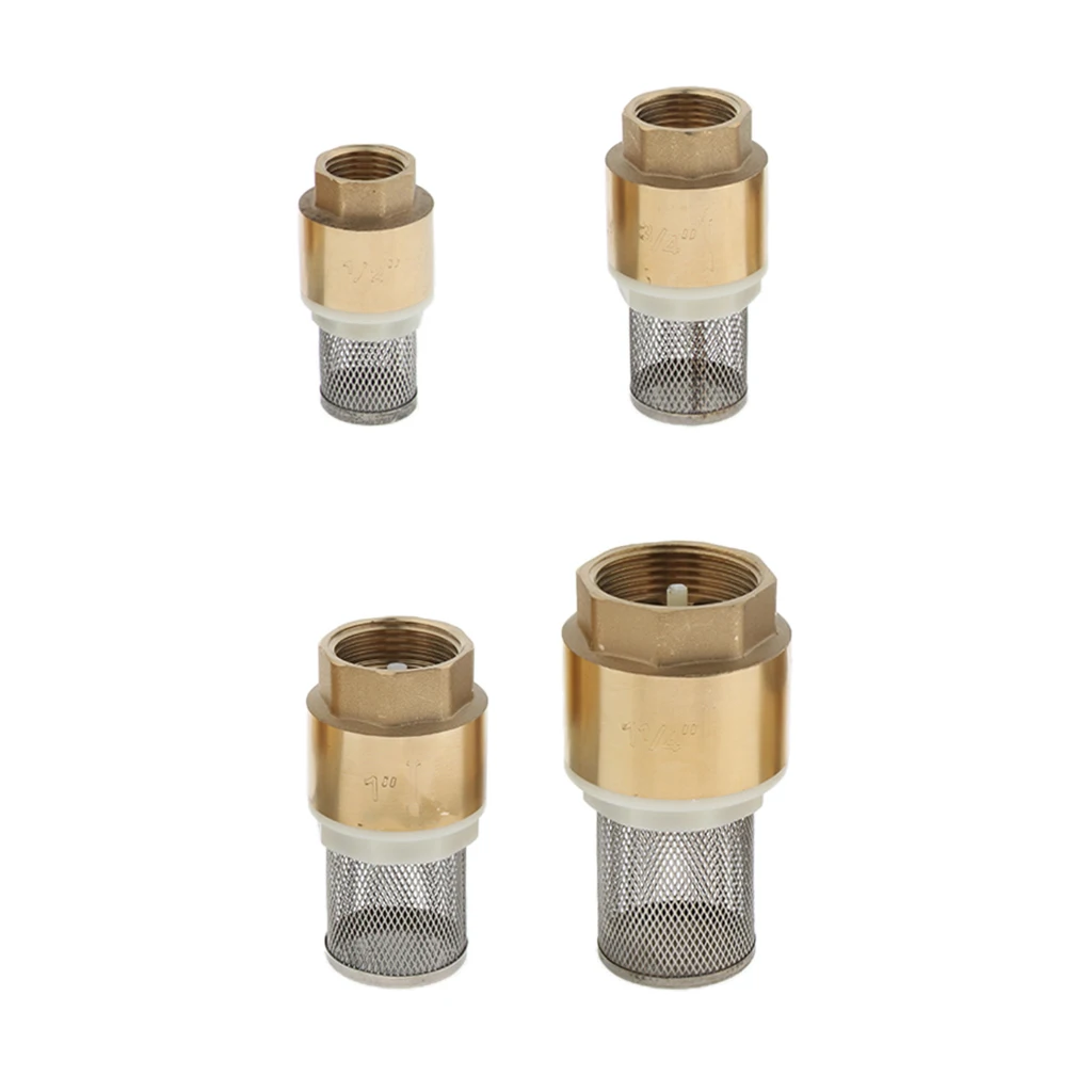 Details about   1" BSP Brass York Foot Valve Pump inlet filter /strainer with hosetail 