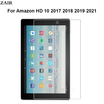 Ochronne szkło hartowane na ekran dla Amazon Kindle Fire HD 10 Plus 2021 2019 2017 HD10 2018 10 1 cal Tablet folią ochronną tanie i dobre opinie CN (pochodzenie) 1 opakowanie Odporna na zarysowania TEMPERED GLASS Amazon Kindle HD 10 2017 2018 2019 2021 Do urządzeń PDA