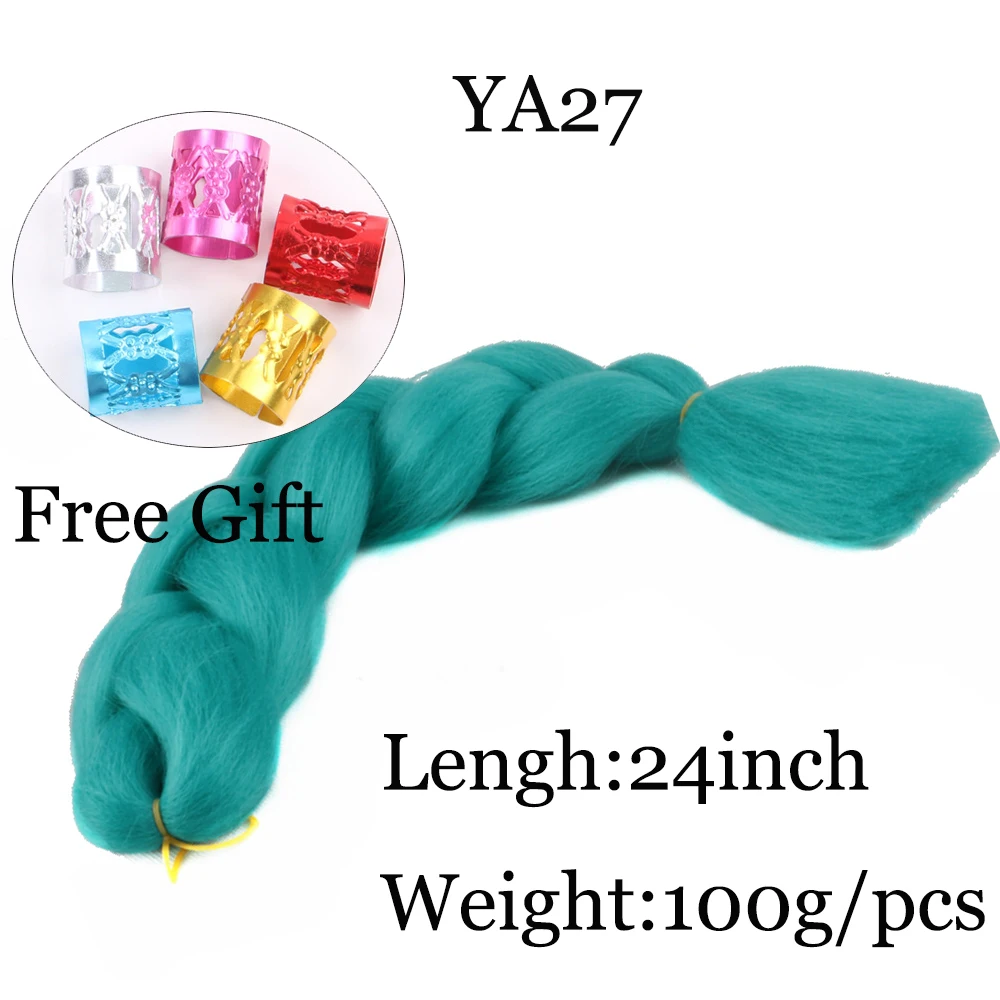 

Synthetic Ombre Jumbo Braiding Hair Crochet Braids Hair Extensions Colored Strands Braid Hair Weave Bundles White Blond Pink