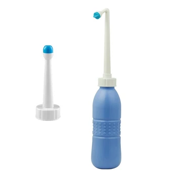 

HTHL-650ML Portable Travel Hand Held Bidet Sprayer Personal Cleaner Hygiene Bottle Spray Washing Travel Bidet
