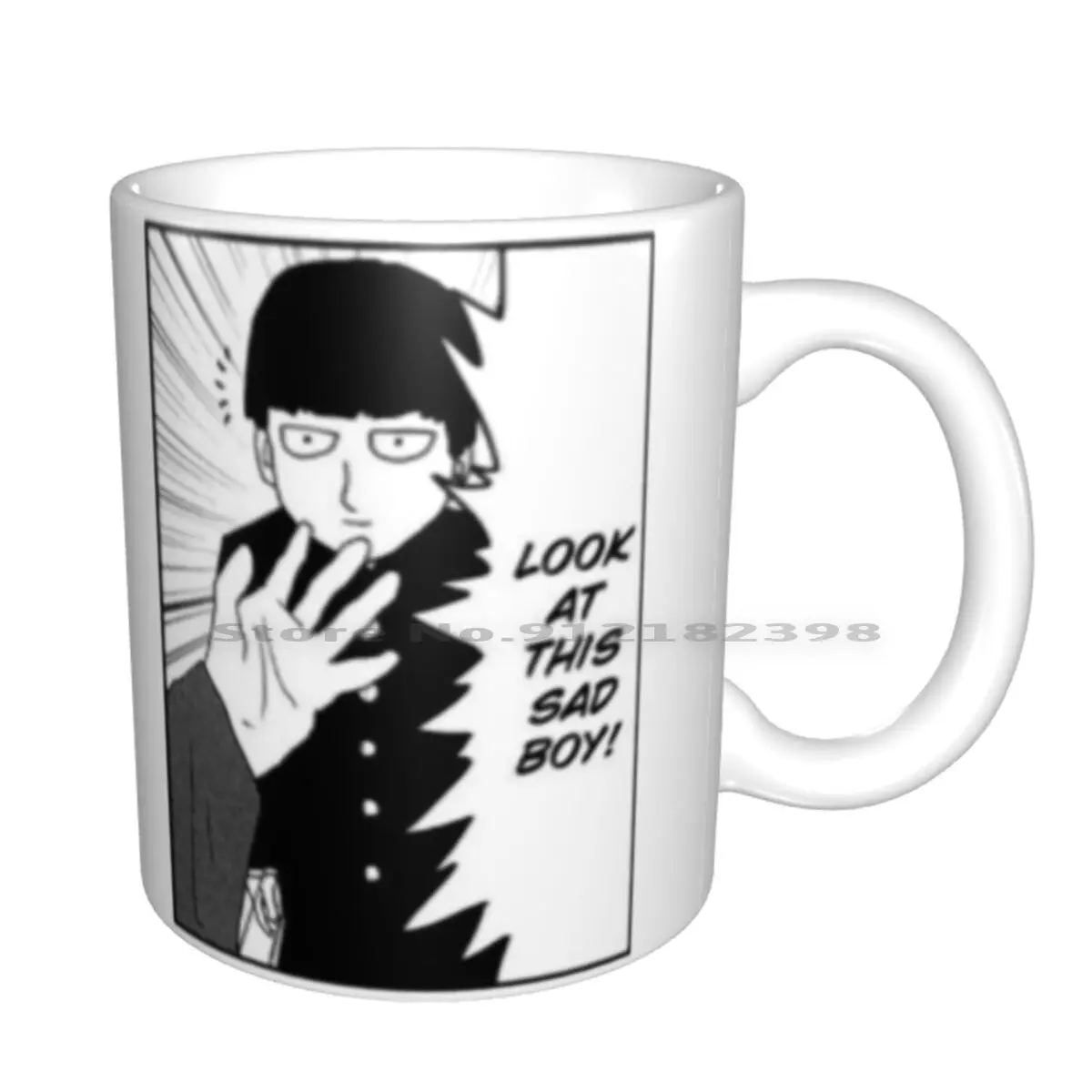 Caneca Pausei meu anime por você (Full Body)