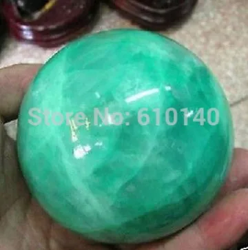 YM 328 60-65mm hot new Glow In The Dark Stone crystal Fluorite sphere ball