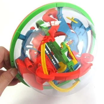 

K-STAR Puzzle Game 3D Magic Intellect Ball Magnetic Balls IQ Balance Toy Educational Classic Maze Ball 100 Levels Marble