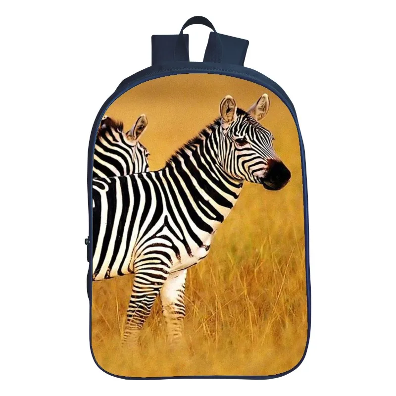Zebra School Bag 16 Inches Children School Bags Kids Backpack Schoolbag For Girl Boys Backpacks Children's Gifts