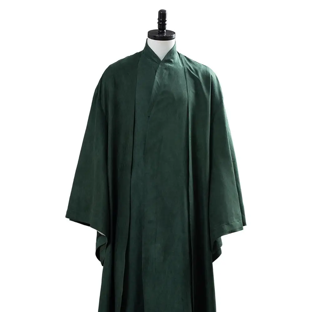 Lord Voldemort зеленый костюм косплей униформа наряд для мужчин wo Мужской полный костюм Хэллоуин карнавал индивидуальный заказ