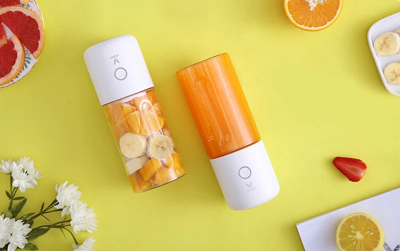 XIAOMI VIOMI Blender Handheld Portable Juicer For Electric Kitchen Mixer Fruit Cup Food Processor 45 seconds quick Juicing 10