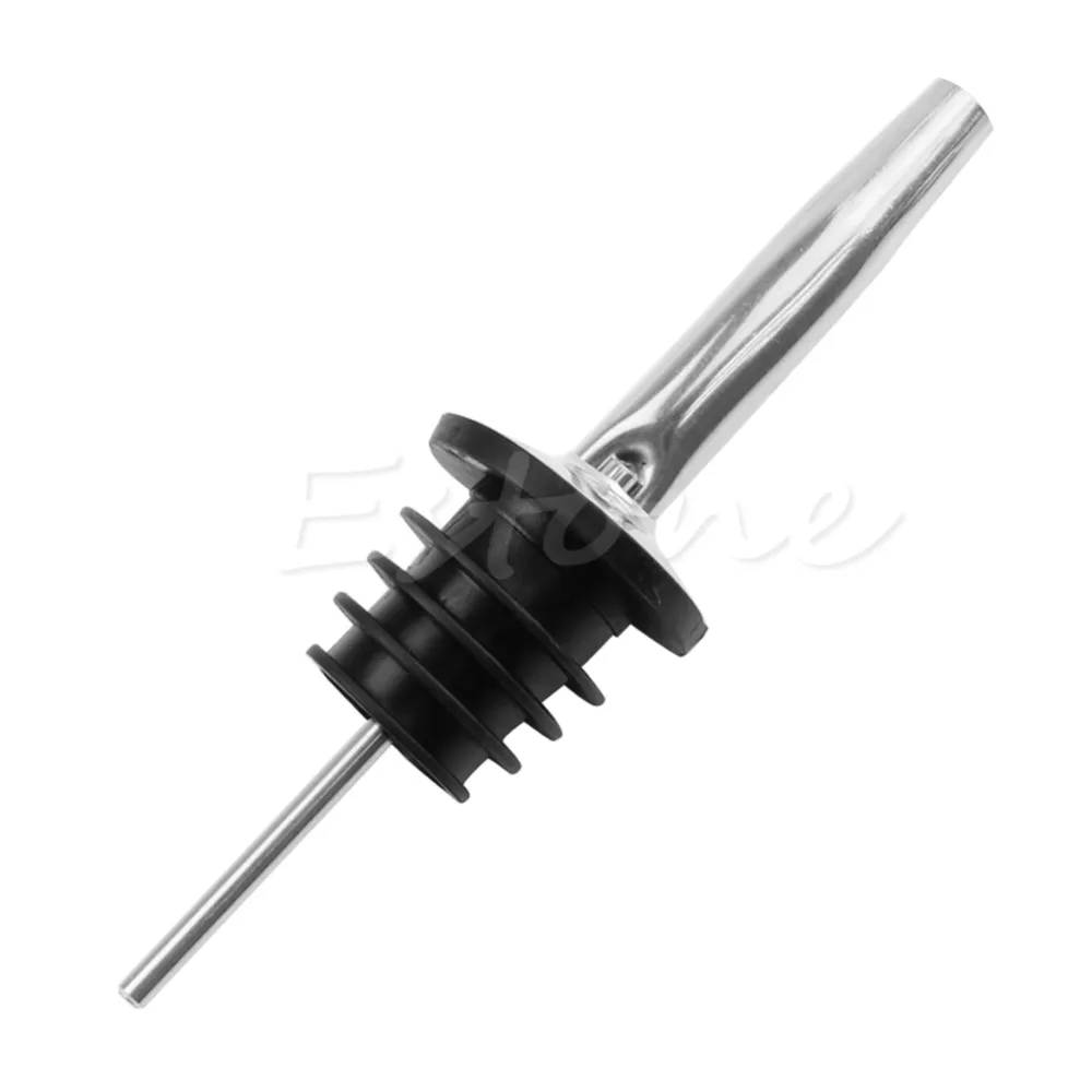 1X Stainless Steel Liquor Spirit Pourer Freeflow Wine Bottle Pour Spout Stopper