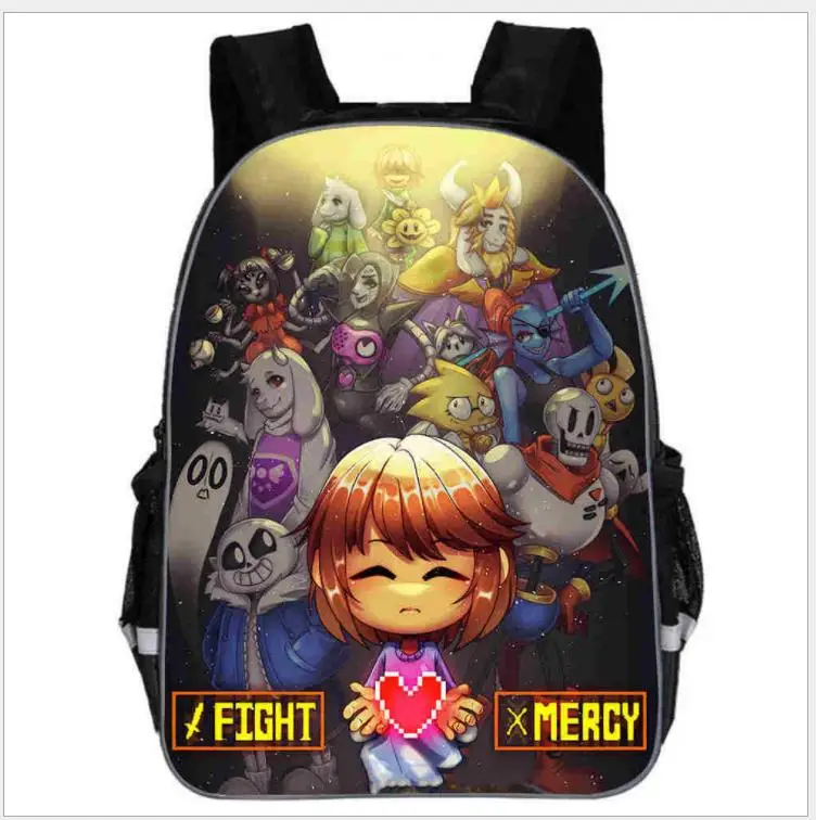 Undertale рюкзак для мальчиков школьные сумки мультфильм Back Pack рюкзаки с сюжетами игр модные книжные сумки для детей детский сад Mochilas