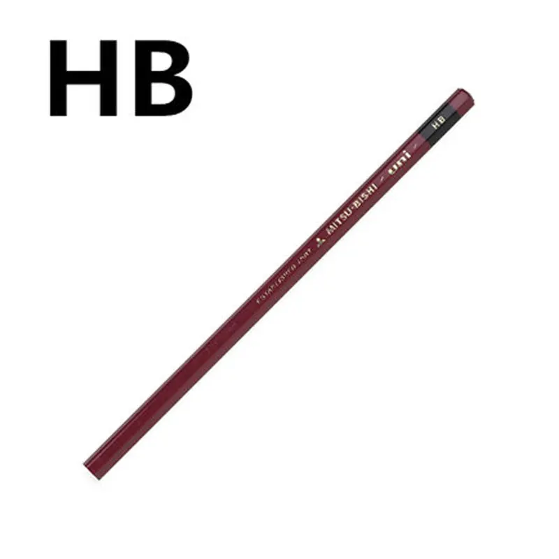 HB 1PCS Uni 1887 Улучшенный деревянный карандаш для проверки твердости карандаш для рисования HI-UNI 1 шт - Цвет: HB 1PCS