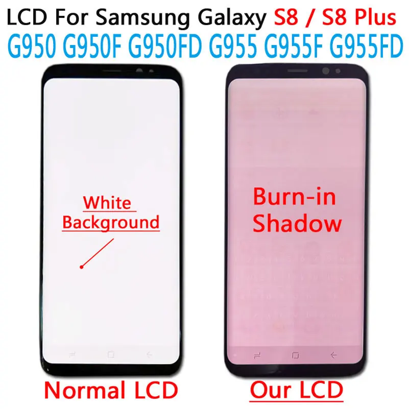Скидка Оригинальный 5,8 ЖК дисплей для samsung Galaxy S8 S8 plus G950 G950F G950fd G955F G955 ЖК дисплей + сенсорный экран дигитайзер