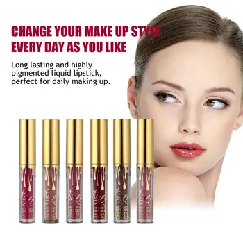 

Matte Lipstick for Lips Lipstick Set 6 color Long Lasting Liquid Lipstick Kilie Lip Glosscolor Moisturizer Lip Cosmetics