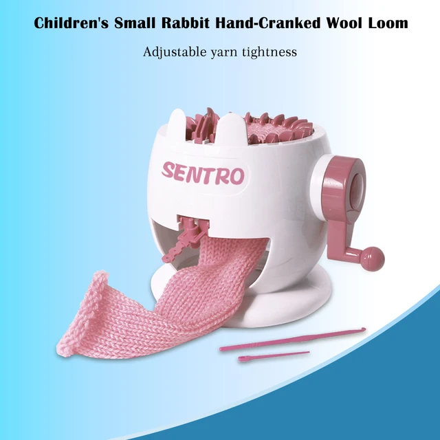 22/24 Needles Handmade Knitting Machine DIY Rotating Sewing Hand-Knitted Scarf Hat Sock Adult Child Knitting Tool Artifact Toys 3