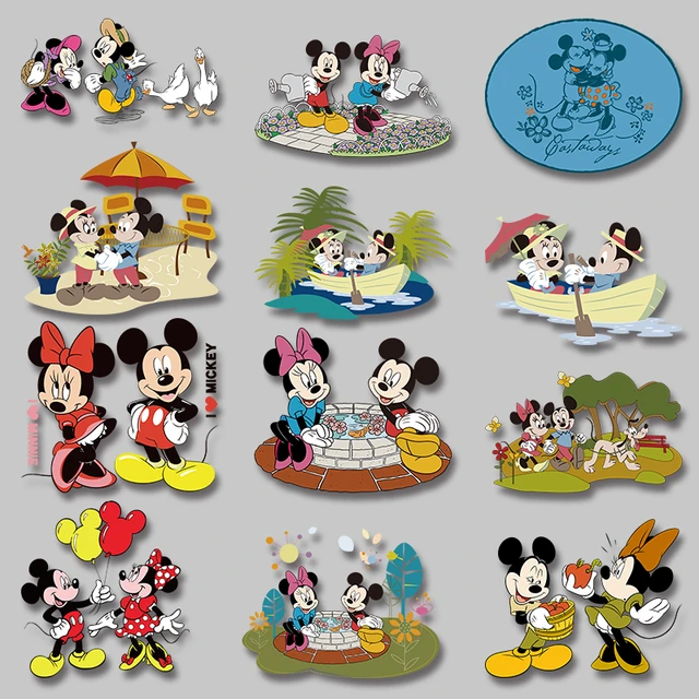 Disney Iron On Patches - Mickey Ears Patches, Customized with Name - FREE  SHIP