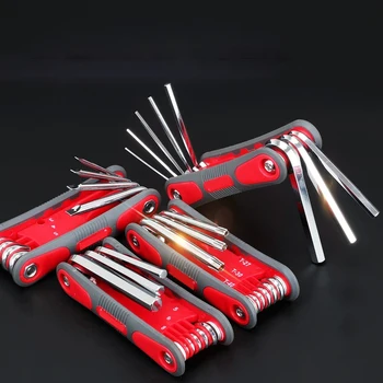 

Mini Multifunction Folding Screwdriver Hexagon Wrench set Multi-size Spanner Repair Tool Screwdriver bit Hand Repair Tool Kits