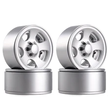 

4PCS RC Crawler 1:10 Alloy Wheel Rim 1.9 Inch Beadlock Classic Metal Wheel Rim For 1/10 Traxxas TRX-4 Axial SCX10 TAMIYA CC01 D9