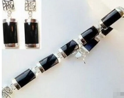 +++902 Stylish Black Bracelet Earring set | Украшения и аксессуары