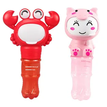 

Portable Cute Animal Shape Bathtub Bubble Blowing Machine Children Kids Toy Gift 094F