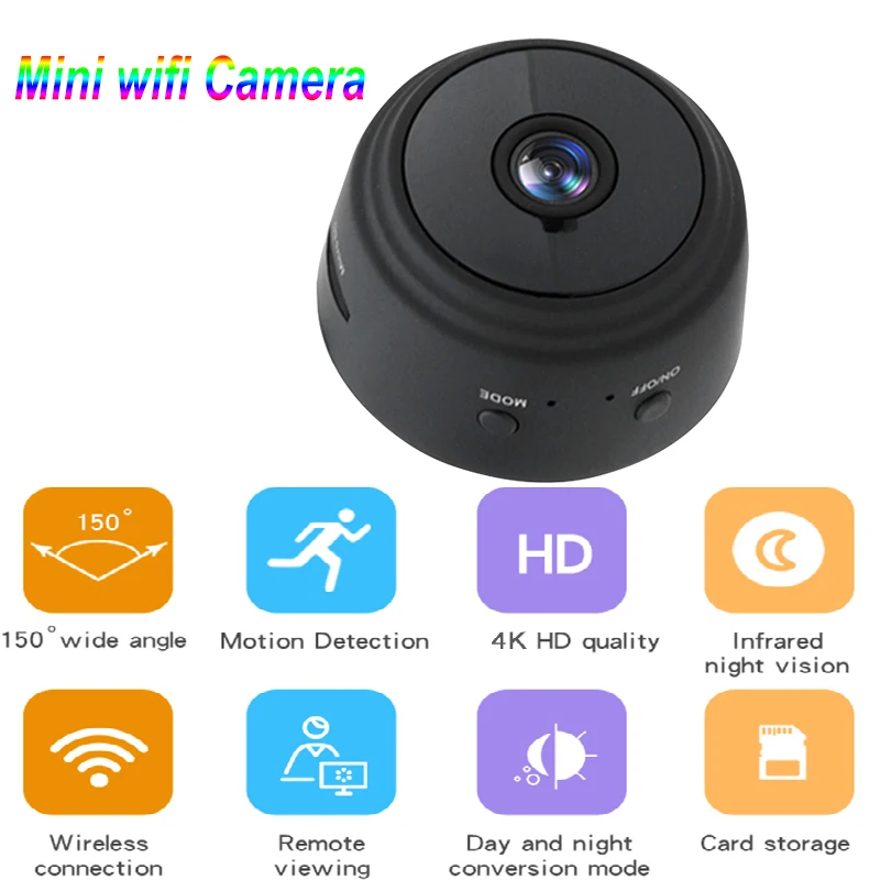 

MINI IR Night Magnetic Wireless Camera Wifi Mini Camera APP Remote Monitor Home Security 720P Camera