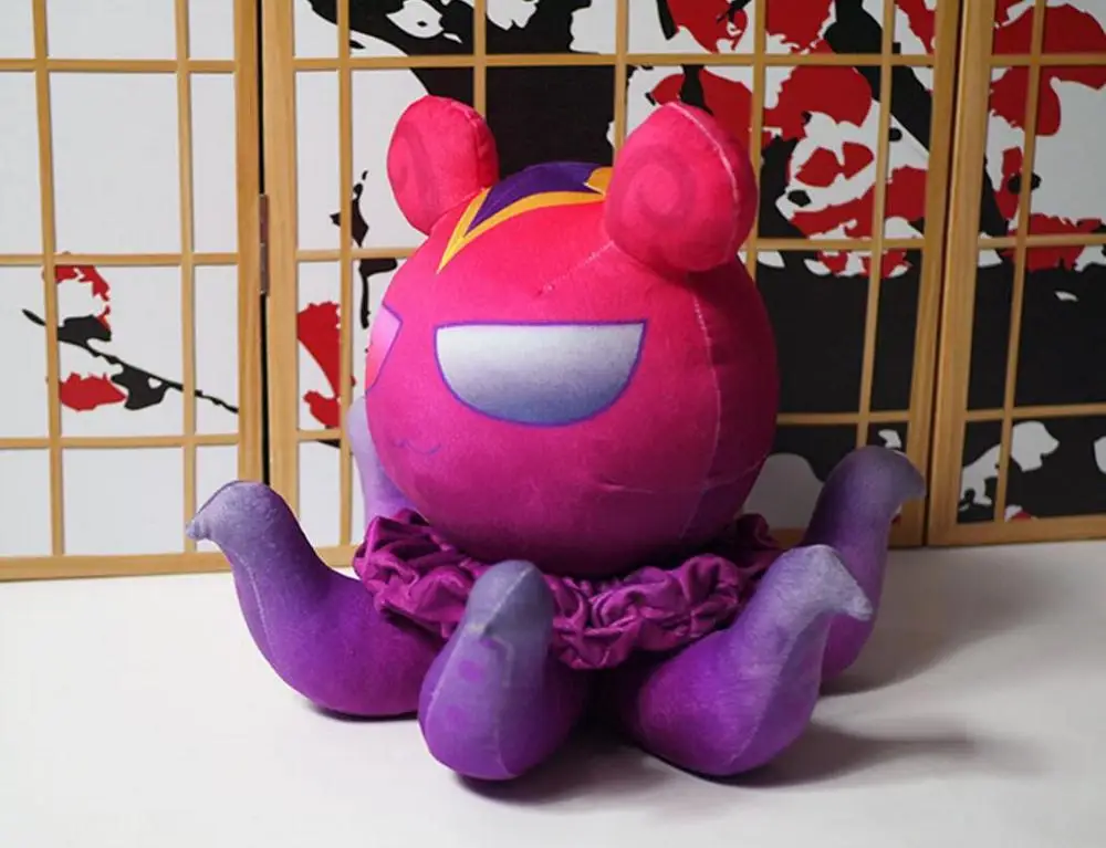 Аниме Star Guardian Zoe Pet Octopus Косплей симпатичный реквизит Кукла Плюшевая плюшевая подушка игрушка Рождественский подарок 33*39 см
