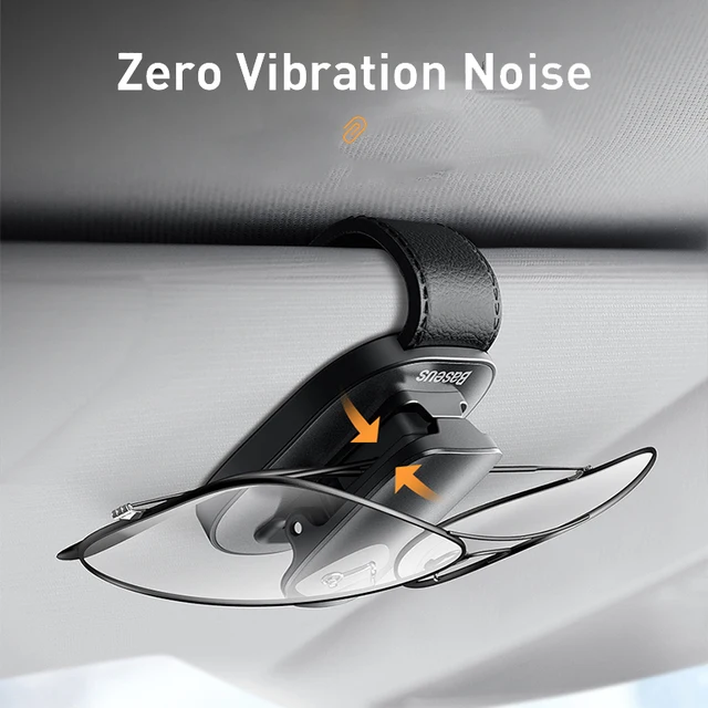 Baseus Car Eyeglass Holder Glasses Storage Clip For Audi Bmw Auto Interior Organize Accessories Car Sunglasses Holder 2