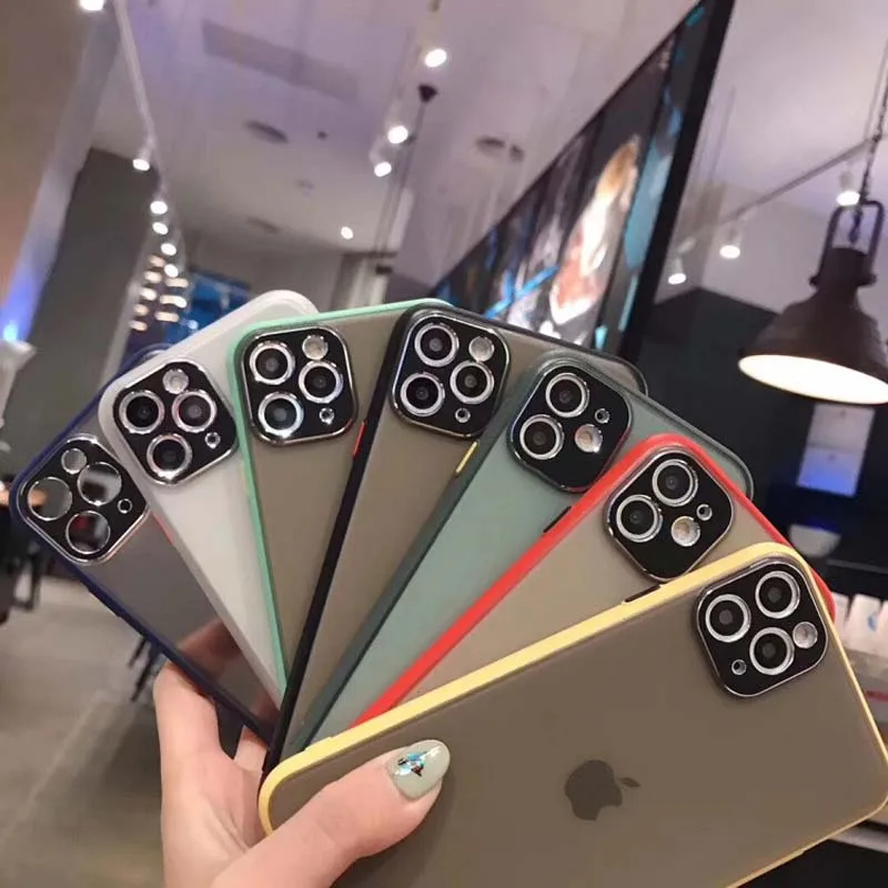 

Case for iPhone 11 7 8 Plus soft Silicon cover solid Color for iPhone XS 6 6S 11 Pro MAX XR X XS Max Phone Transparent Cases