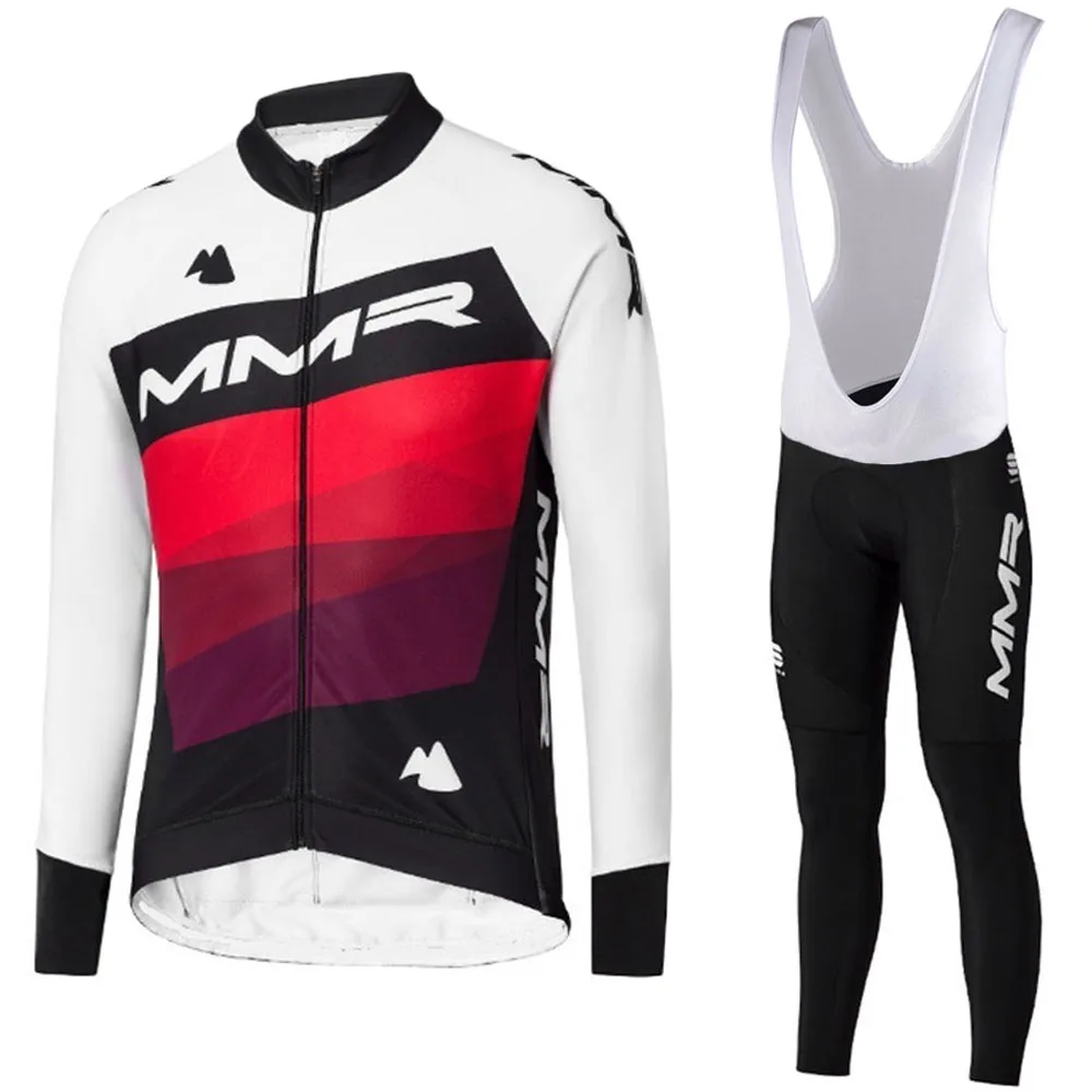 

Spring Autumn MMR Cycling Jersey Set 2020 Cycling Clothing Men's Road Bike Suit Bicycle Bib Tights MTB Pants Maillot Culotte