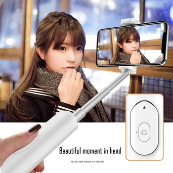 

Portable mini Bluetooth Selfie Stick Foldable Extendable Tripod For iPhone Xiaomi OnePlus SamSung HTC Sony