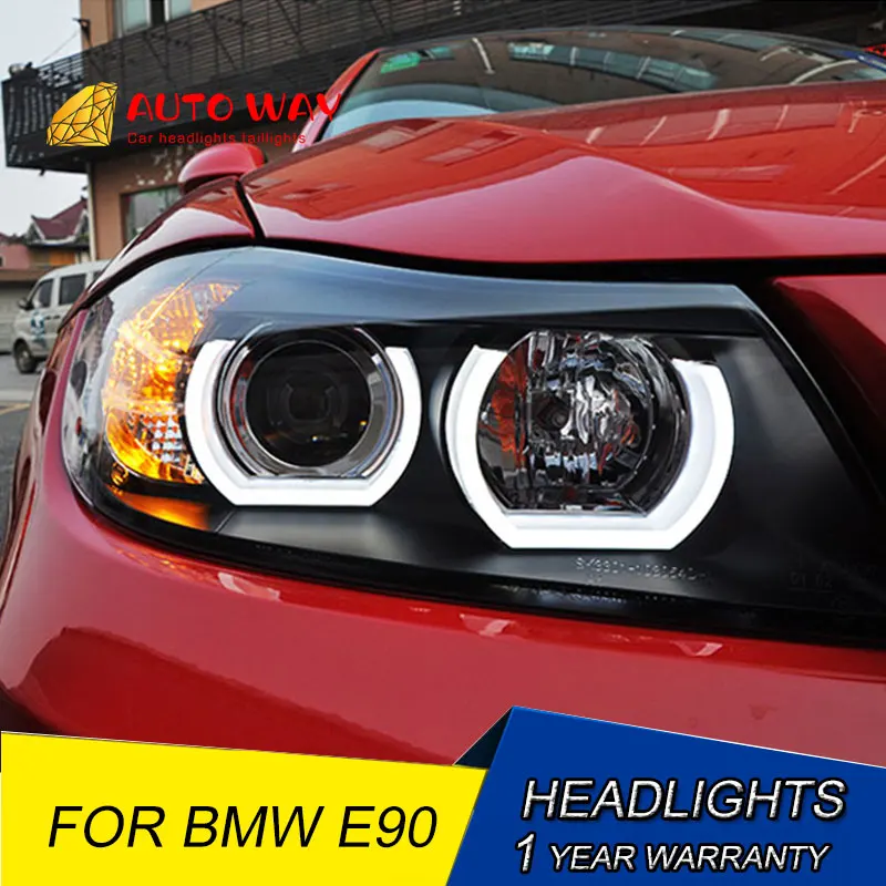 Car Styling Car Headlights Case For Bmw E90 Headlights 318i 320i 325i E90 Headlight Led Angel
