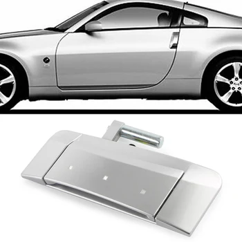 

For Nissan 350Z 350 Z 2003 2004 2005 2006 2007 2008 2009 Left Driver Side Silver Front Right Outside Outer Door Handle Bars