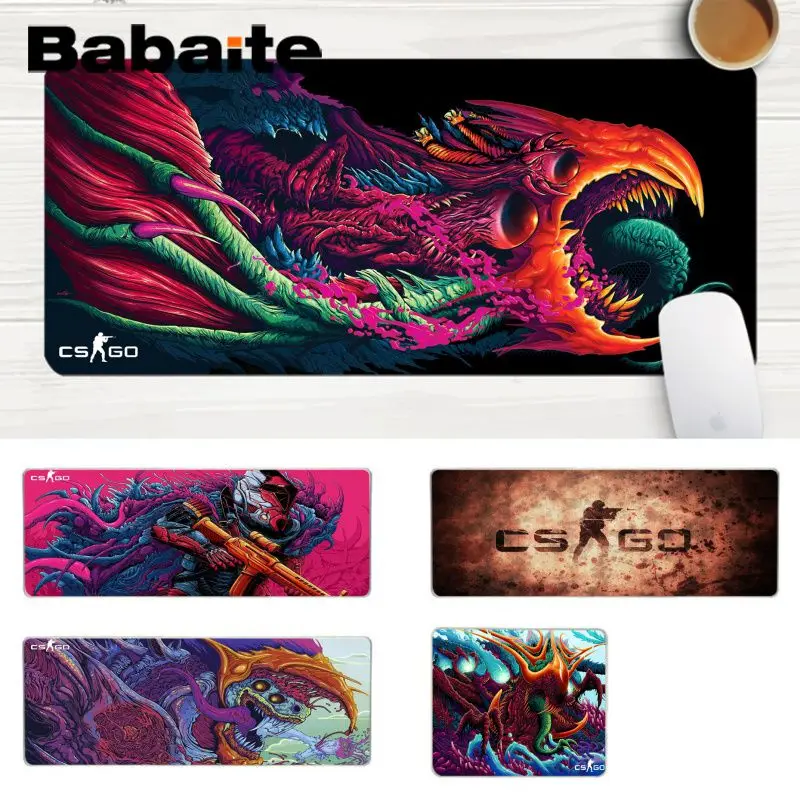 Игровой коврик для мыши большого размера, коврик Grande для CS GO Hyper Beast Gamer XL XXL, компьютерный коврик для мыши, игровой коврик для Csgo Muismat PC 900x400 мм