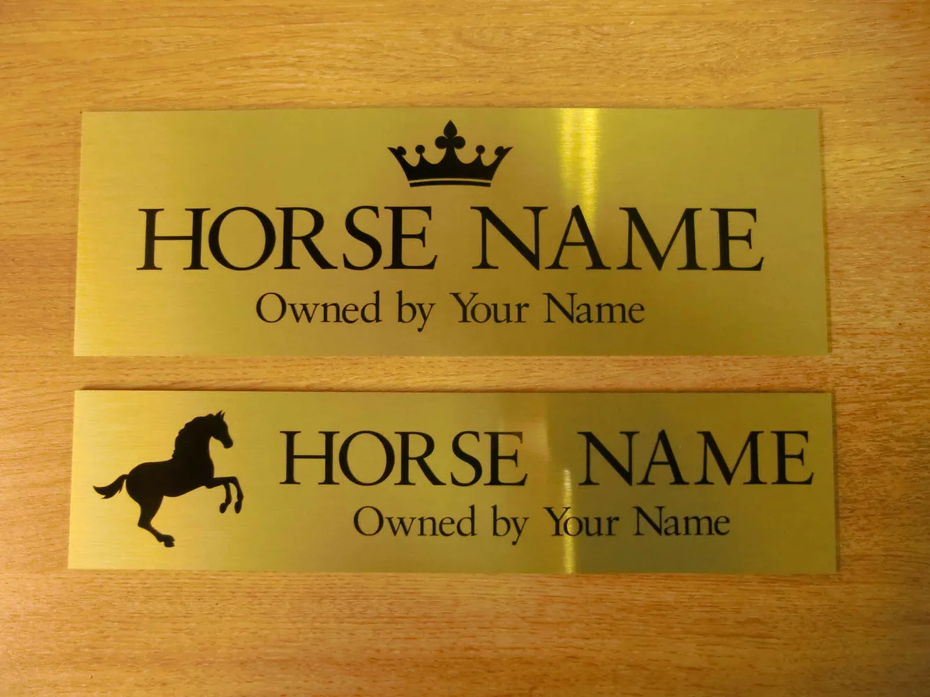 Horsey Pony Competition Title Horse Name Plaques1 Custom Stable Door Sign 