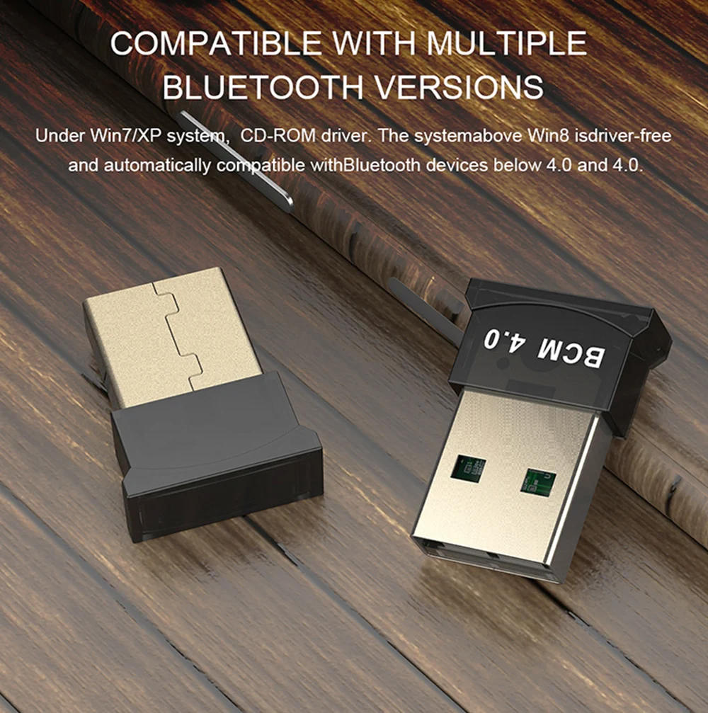 2 pcsw/Лот Мини USB Bluetooth V4.0 ключ BCM 4,0 адаптер аудио Aux приемник для компьютера PC динамик музыкальный передатчик