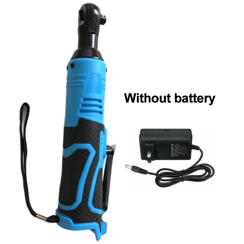 

18V 60N.M Torque 3/8 Inch Right Angle Cordless Electric Ratchet Wrench+Charger