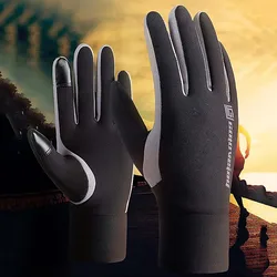 1 Pair Gloves Waterproof Windproof Keep Warm Soft For Riding Skiing Winter Cycling UT