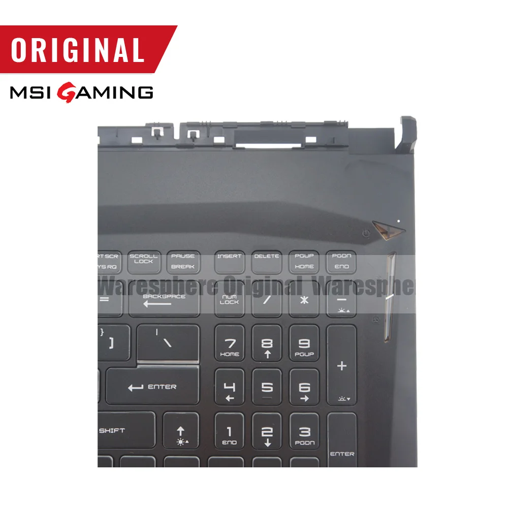 Упор для рук для MSI GE75 MS-17E1 MS-17E2 верхняя крышка с США красочная клавиатура с подсветкой верхний чехол 3077E2C212Y311 черный