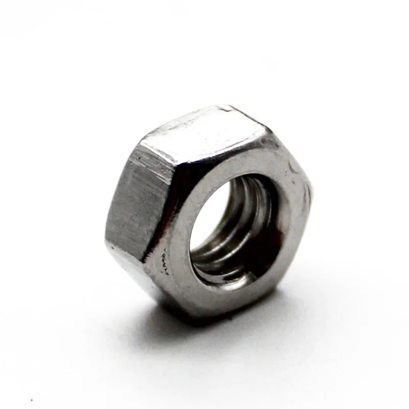 A2 Stainless Steel /white Zinc Left Hand Thread Hexagon Full Nuts M4-M20/M5-M10 