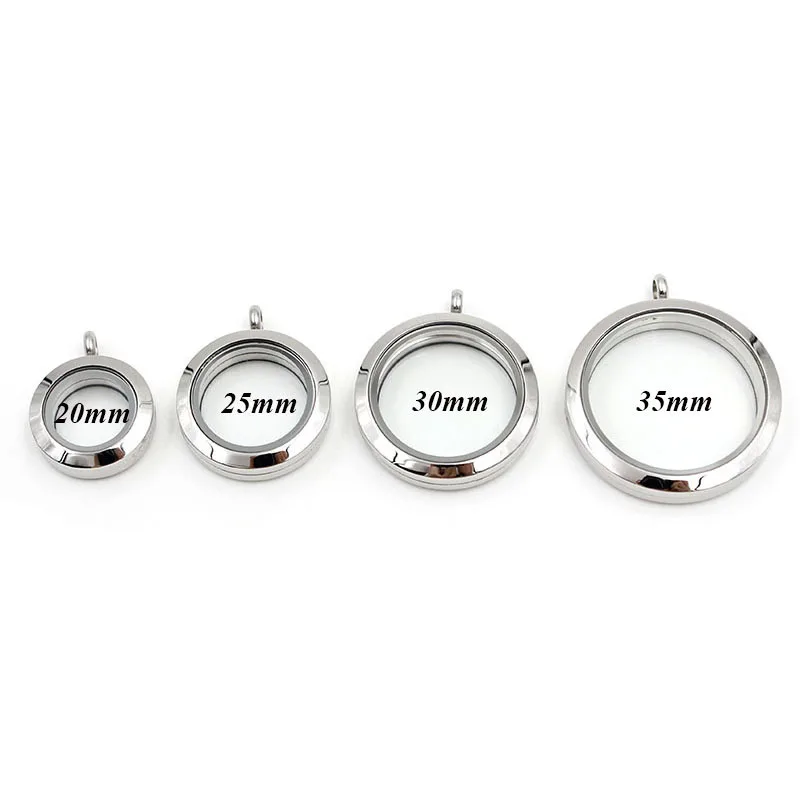 Wholesae-locket-20mm-25mm-30mm-35mm-Magnetic-Silver-316L-Stainless-steel-floating-locket-pendant (2)