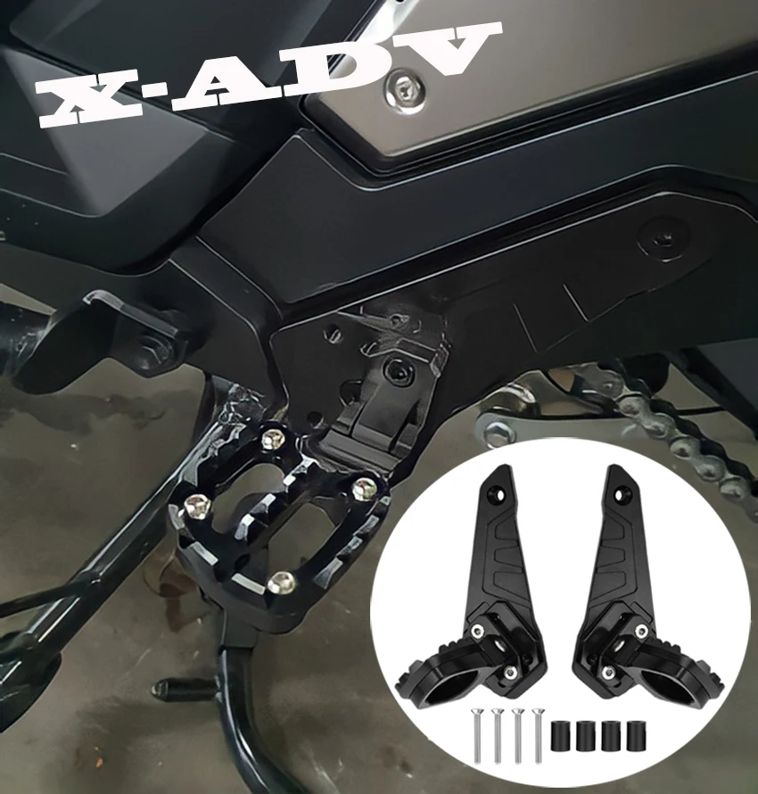 

MTKRACING For HONDA X-ADV XADV X ADV 750 XADV750 xadv750 2021 Motorcycle Accessories Folding Rear Foot Pegs Footrest Passenger